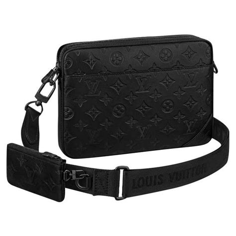 black messenger bag lv|lv messenger bag men black.